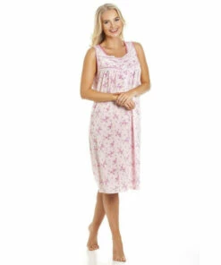 Camille Floral Lightweight Sleeveless Summer Nightdress For Female -Cheap Camille Store unnamed file 349