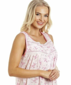 Camille Floral Lightweight Sleeveless Summer Nightdress For Female -Cheap Camille Store unnamed file 352