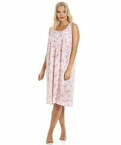 Camille Floral Lightweight Sleeveless Summer Nightdress For Female -Cheap Camille Store unnamed file 353