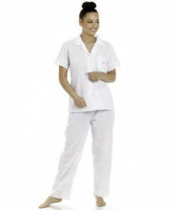 Camille Classic Polka Dot Print Polycotton Pyjama Set For Female -Cheap Camille Store unnamed file 446