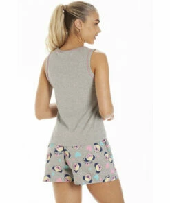 Camille Dog Motif Short Cotton Pyjama Set For Female -Cheap Camille Store unnamed file 490