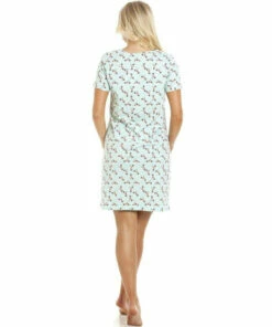 Camille Ditsy Floral Print Cotton Summer Nightshirt For Female 11 Camille Ditsy Floral Print Cotton Summer Nightshirt For Female -Cheap Camille Store unnamed file 517