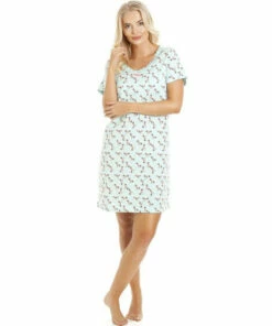 Camille Ditsy Floral Print Cotton Summer Nightshirt For Female 14 Camille Ditsy Floral Print Cotton Summer Nightshirt For Female -Cheap Camille Store unnamed file 520