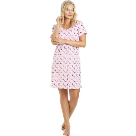 Camille Ditsy Floral Print Cotton Summer Nightshirt For Female 9 Camille Ditsy Floral Print Cotton Summer Nightshirt For Female - Image 7