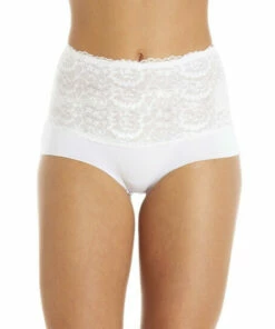 Camille High Waist Seamless Floral Lace Control Briefs For Female -Cheap Camille Store unnamed file 53