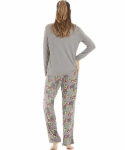 Camille Lightweight Floral Print Spandex Pyjama Set For Female -Cheap Camille Store unnamed file 531