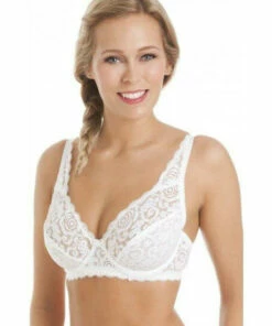 Camille Classic Floral Lace Underwired Bra For Female