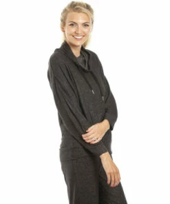 Camille Long Sleeve Cowl Neck Pyjama Set For Female -Cheap Camille Store unnamed file 608