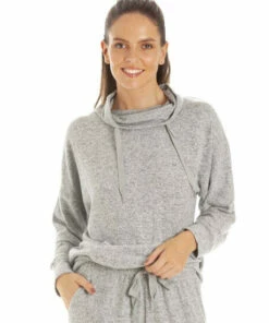 Camille Comfy Fit Marl Hacci Pyjama Set For Female -Cheap Camille Store unnamed file 638