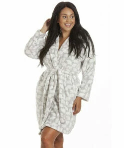 Camille Polar Bear Supersoft Fleece Hooded Bathrobe For Female -Cheap Camille Store unnamed file 645