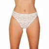 Camille Three Pack Floral Lace Front High Leg Briefs For Female -Cheap Camille Store unnamed file 648