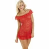 Camille Mesh Lace Babydoll And G-String For Female -Cheap Camille Store unnamed file 669