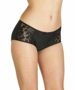 Camille Three Pack Lace Panel Jacquard Boxer Shorts For Female -Cheap Camille Store unnamed file 692