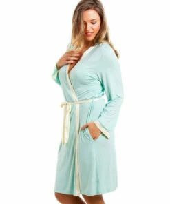 Camille Stylish Knee Length Lightweight Spandex Dressing Gown For Female -Cheap Camille Store unnamed file 70