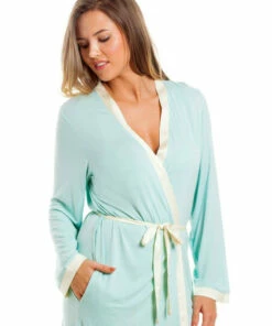 Camille Stylish Knee Length Lightweight Spandex Dressing Gown For Female -Cheap Camille Store unnamed file 72