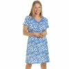 Camille Floral Print Cotton Summer Nightshirt For Female -Cheap Camille Store unnamed file 735