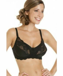 Camille Classic Floral Lace Underwired Bra For Female
