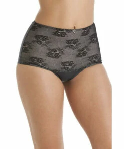 Camille Two Pack Seamfree High Waist Floral Mesh Shapewear Briefs For Female -Cheap Camille Store unnamed file 775