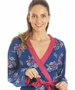 Camille Floral Print Spandex Knee Length Wrap For Female -Cheap Camille Store unnamed file 783