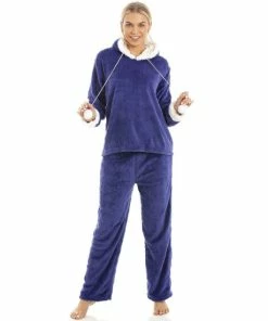 Camille Supersoft Hooded Pyjama Set For Female -Cheap Camille Store unnamed file 845