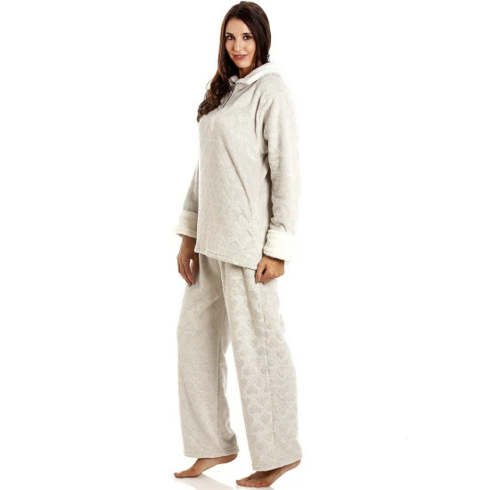 Camille Supersoft Glitter Heart Pyjama Set For Female 6 Camille Supersoft Glitter Heart Pyjama Set For Female - Image 4