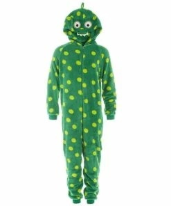 Camille Supersoft Dragon Polka Dot Hooded All In One Onesie For Male -Cheap Camille Store unnamed file 879