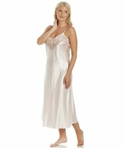 Camille Luxury Thin Strap Lace Satin Chemise For Female -Cheap Camille Store unnamed file 934