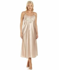 Camille Luxury Thin Strap Lace Satin Chemise For Female -Cheap Camille Store unnamed file 939