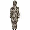 Camille Supersoft Snow Leopard Print Hooded All In One Onesie For Unisex -Cheap Camille Store unnamed file 949