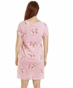 Camille Orchid Floral Print Cotton Summer Nightshirt For Female -Cheap Camille Store unnamed file 986