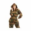 Camille Luxury All In One Camouflage Print Hooded Fleece Onesie For Female -Cheap Camille Store unnamed file 991